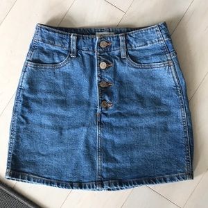 Garage Jean Skirt